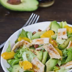 Cách làm salad gà cam giảm cân