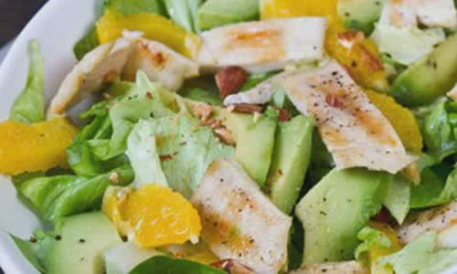 Cách làm salad gà cam giảm cân