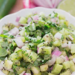 Cách làm Salad kiwi hành tây