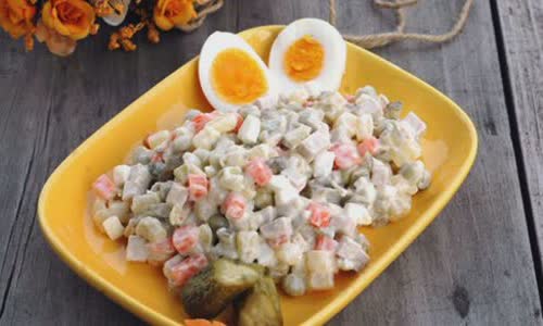 Cách làm salad Nga truyền thống 