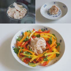 Cách Làm Salad Ớt Chuông Thịt Gà Ăn Kiêng Đơn Giản