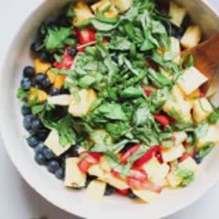 Cách làm salad quinoa trái cây