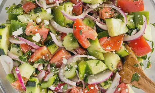 Cách làm salad rau củ phô mai chua ngọt