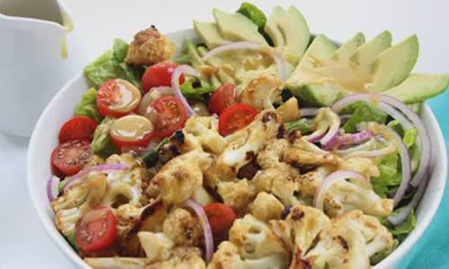 Cách làm salad rau củ sốt mù tạt