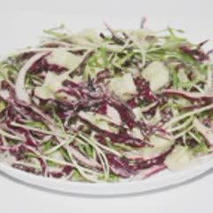 Cách làm Salad Rau Mầm Trộn Bắp Cải Tím đơn giản, lạ miệng