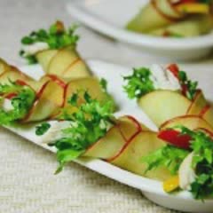 Cách Làm Salad Táo Cuộn Thơm Ngon Đơn Giản Ở Nhà
