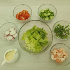 Cách Làm Salad Tôm Rau Củ Sốt Chanh Dây Ăn Kiêng
