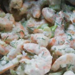 Cách làm Salad tôm sốt mayonnaise