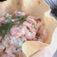 Cách làm Salad tôm sốt mayonnaise