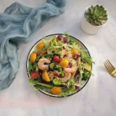 Cách làm Salad Tôm Trộn Rau Quả giảm cân, đơn giản tại nhà