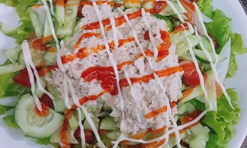 Cách làm Salad trộn cá ngừ