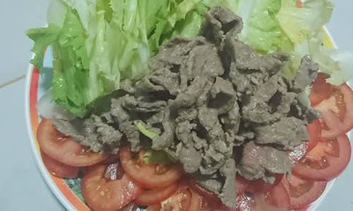 Cách làm Salad trộn dầu giấm thịt bò