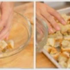 Cách làm salad xà lách bánh mì nướng