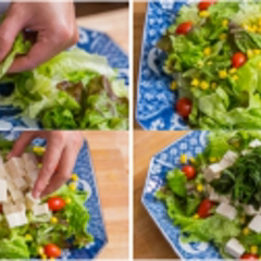 Cách làm salad xà lách rong biển