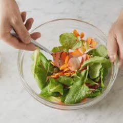 Cách làm tempura cá chiên giòn, ăn kèm cơm và salad