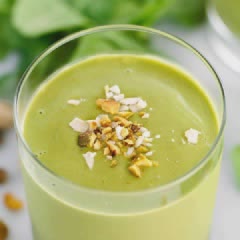 Cách làm Sinh tố đào matcha