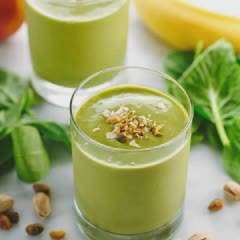 Cách làm Sinh tố đào matcha