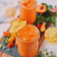 Cách làm sinh tố đào rum