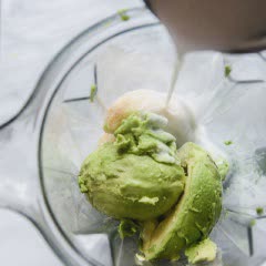 Cách làm Sinh tố bơ và chuối