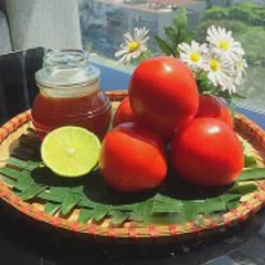 Cách làm sinh tố cà chua chanh mật ong
