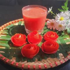 Cách làm sinh tố cà chua chanh mật ong