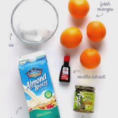Cách làm sinh tố cam sữa