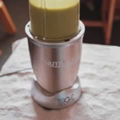 Cách làm sinh tố chuối xoài húng quế