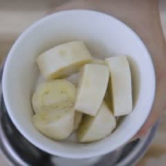 Cách làm sinh tố dừa chuối cải bó xôi
