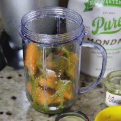 Cách làm sinh tố dưa lưới matcha