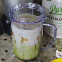 Cách làm sinh tố dưa lưới matcha