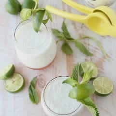 Cách làm Sinh tố Mojito chanh cốt dừa