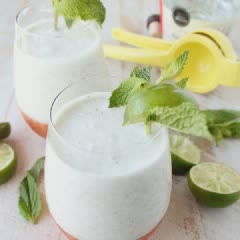 Cách làm Sinh tố Mojito chanh cốt dừa