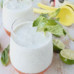 Cách làm Sinh tố Mojito chanh cốt dừa