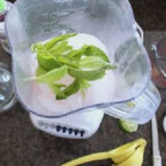 Cách làm Sinh tố Mojito chanh cốt dừa