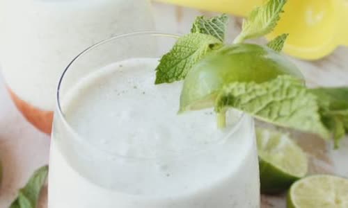 Cách làm Sinh tố Mojito chanh cốt dừa