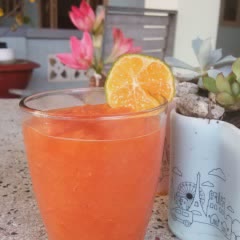 Cách làm sinh tố quýt đu đủ