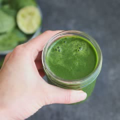 Cách làm Sinh tố rau quả xanh