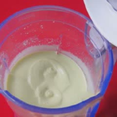 Cách làm Sinh Tố Bơ Sầu Riêng với sữa tươi không đường