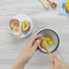 Cách làm Dừa Xay Sốt Xoài