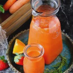 Cách làm sinh tố dâu cà rốt cam