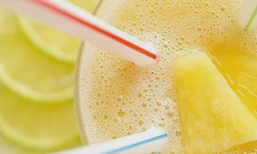 Cách pha Sinh Tố Thơm Nước Dừa chua ngọt giải khát cực tốt