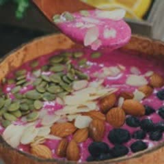 Cách Làm Smoothie Bowl Thanh Long Chuối | Bổ Dưỡng