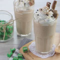 Cách làm smoothie dừa Milo Cube