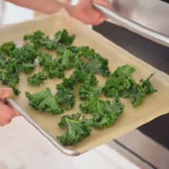 Cách làm Cải Kale nướng