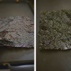 Cách làm Rong Biển Sấy khô giòn tan dùng cuộn cơm nấm