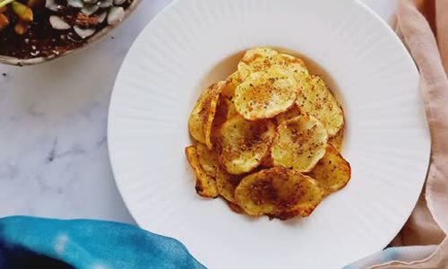 Cách làm Snack Khoai Tây Nướng Hương Thì Là ngon cực đỉnh