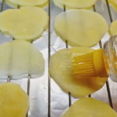 Cách làm Snack Khoai Tây Nướng Hương Thì Là ngon cực đỉnh
