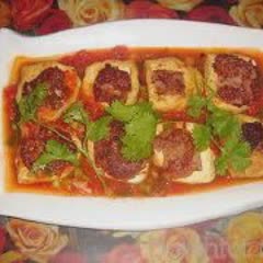 Cách làm đậu hũ nhồi sốt cà chua