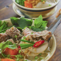 Cách Làm Bánh Đồng Tiền - Súp Bánh Phồng | Hấp Dẫn
