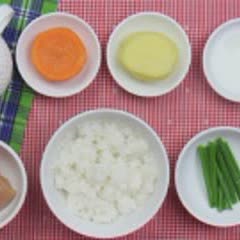 Cách làm cơm gà nấu sữa tươi